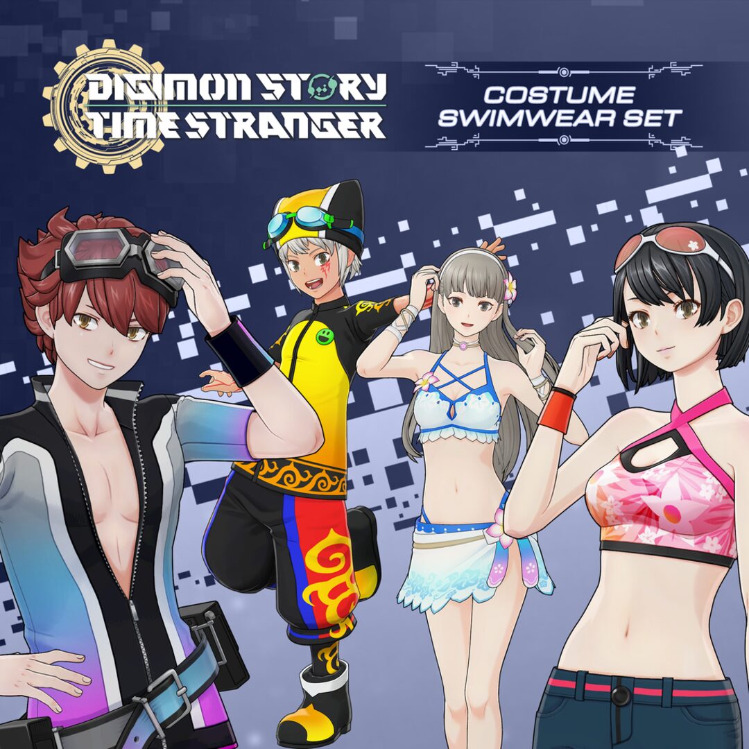 Conjunto de Trajes de Banho para Digimon Story Time Stranger