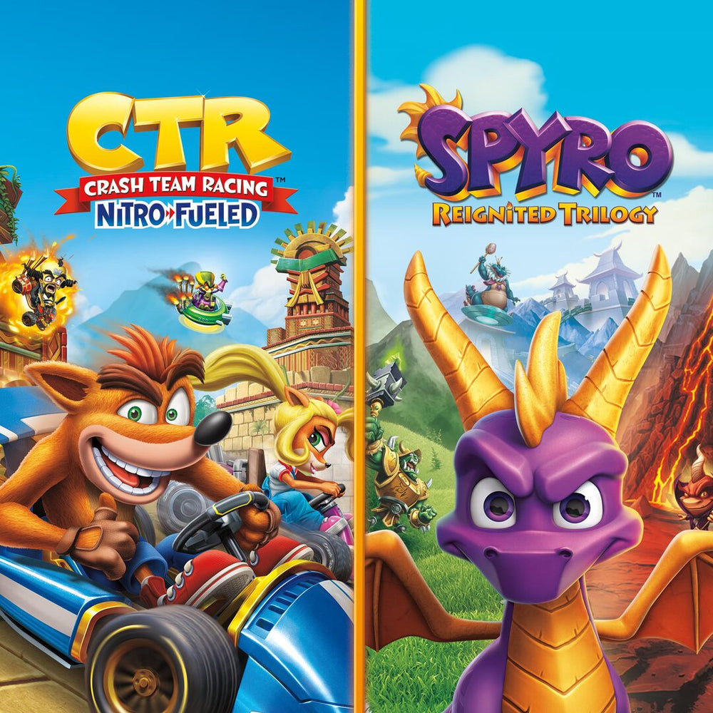 Pacote de Jogos - Crash™ Team Racing Nitro-Fueled + Spyro™