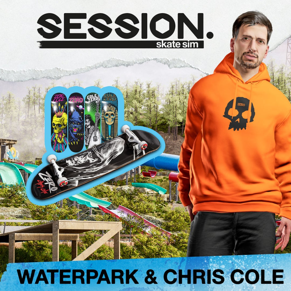 Session: Skate Sim Waterpark & Chris Cole