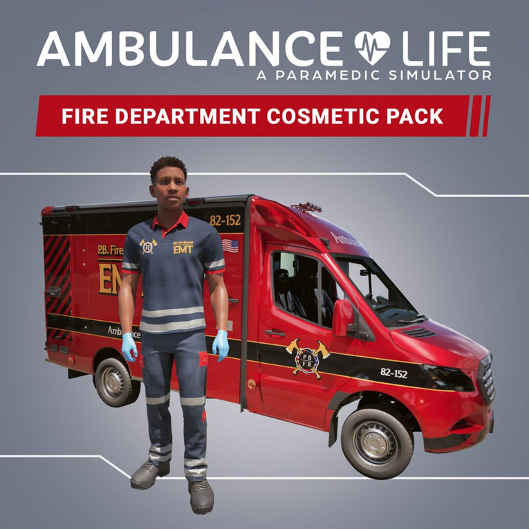 Ambulance Life - Fire Department Cosmetic Pack (PSN BR)