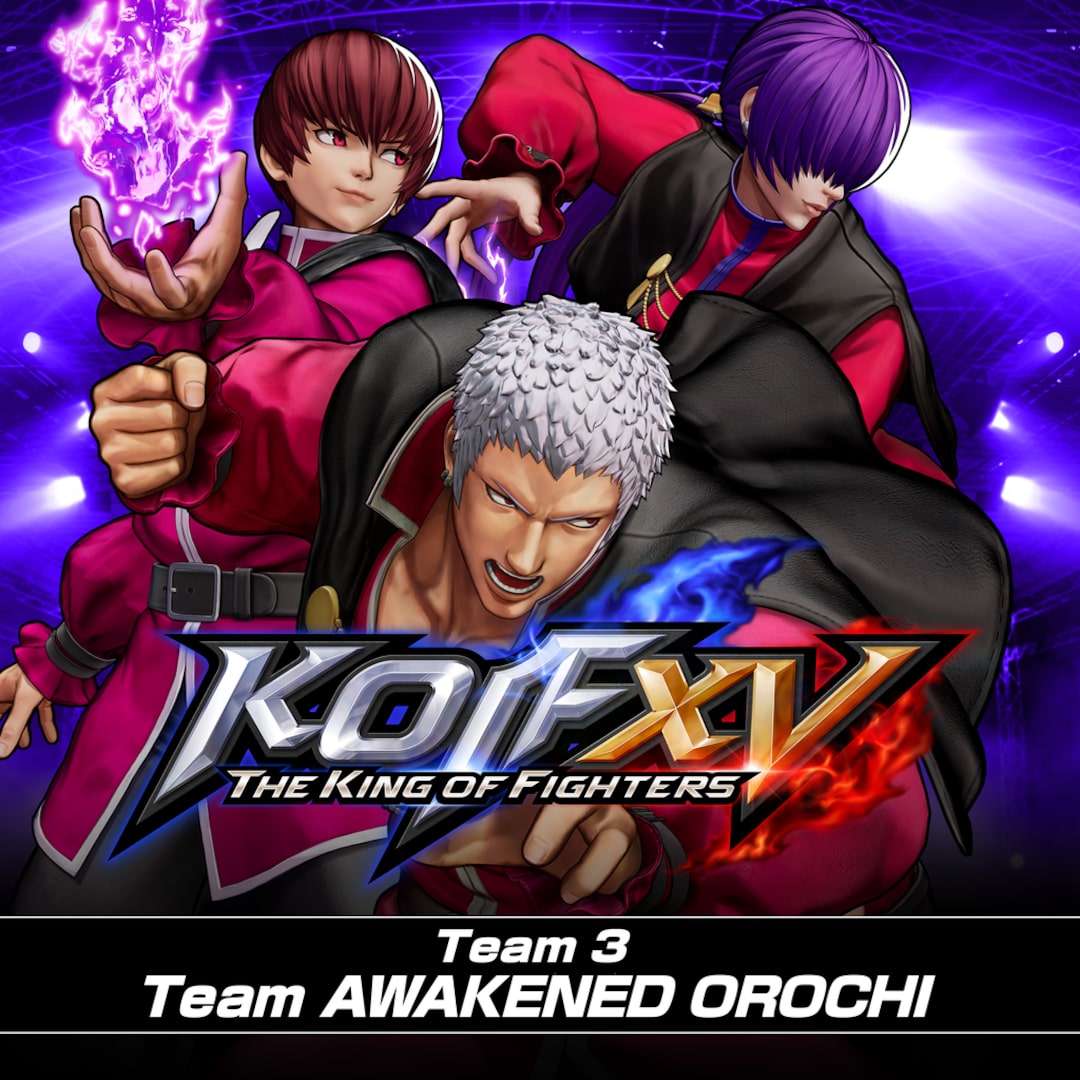 DLC de personagens "Equipe AWAKENED OROCHI" para KOF XV