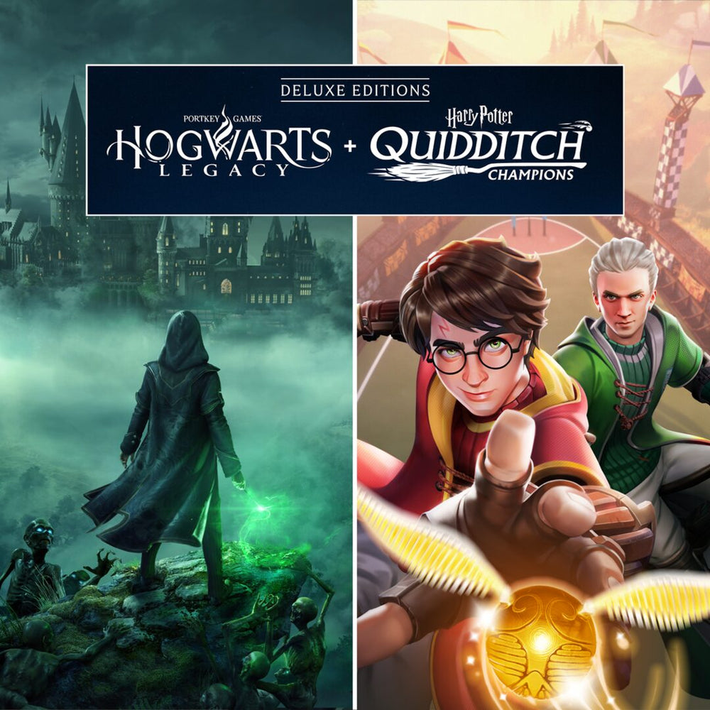 Hogwarts Legacy + Harry Potter: Quidditch Champions - Pacote das Edições Deluxe
