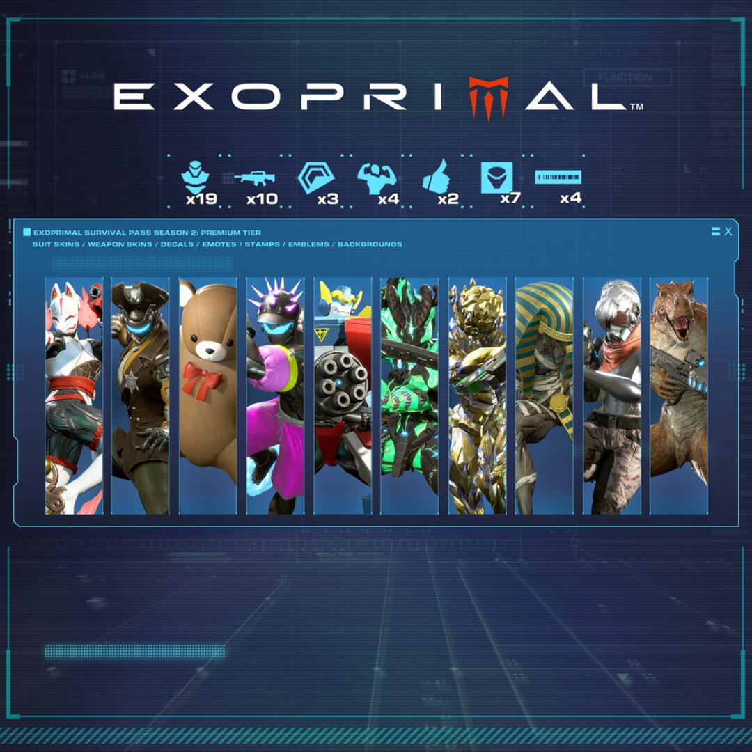 Exoprimal - 2ª Temporada do Passe de Sobrevivência Exoprimal: Série Premium