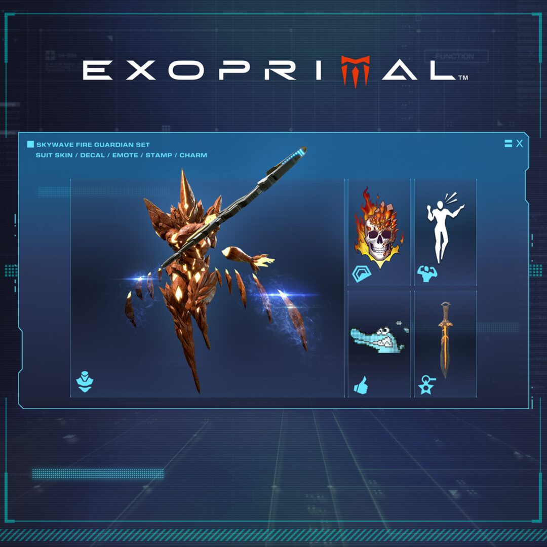 Exoprimal - Conjunto Bruma Guardiã de Fogo