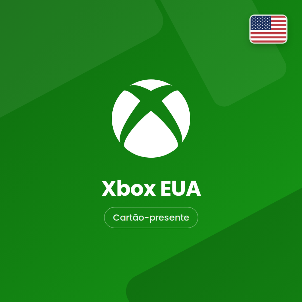 Xbox EUA · Cartão-presente · capa Falas