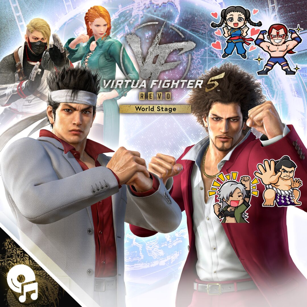 Pacote de colaboração com a série Yakuza