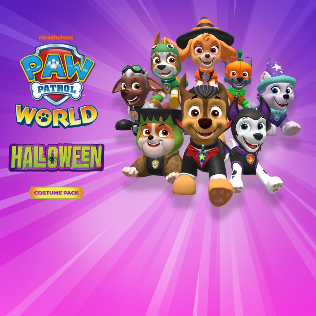 Mundo da PAW Patrol Patrulha Canina - Halloween - Pacote de roupas