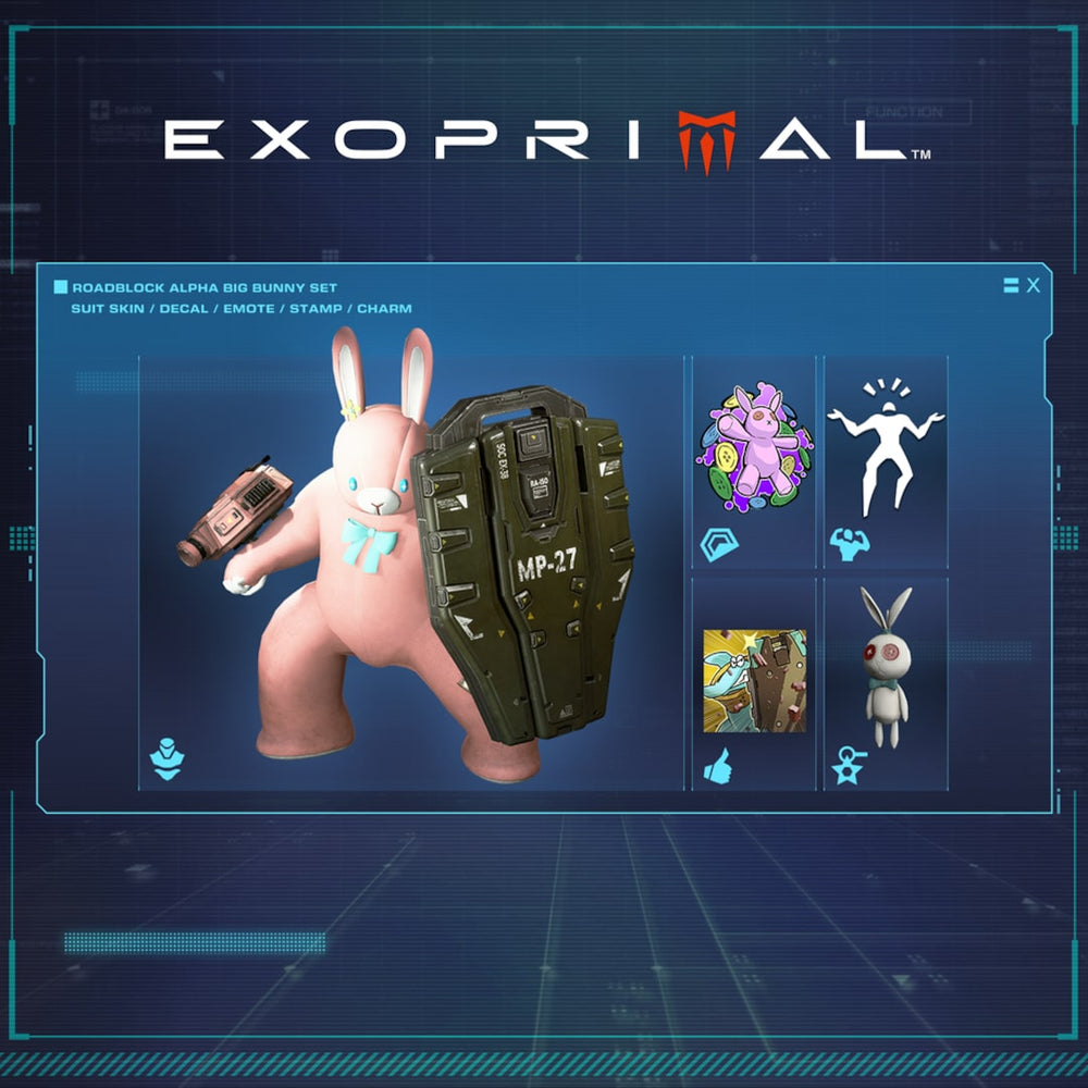 Exoprimal - Conjunto Roadblock Alpha Big Bunny