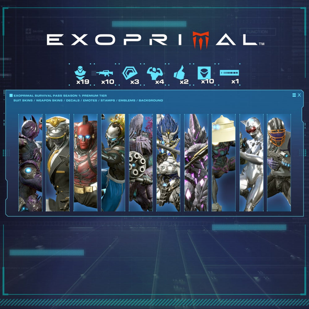 Exoprimal - Survival Pass Exoprimal, Temporada 1: Escalão Premium