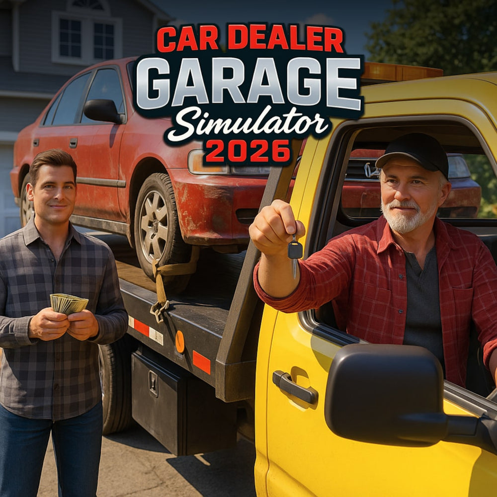 Car Dealer Garage Simulator 2026 - Falas Store – Jogos Digitais em Angola