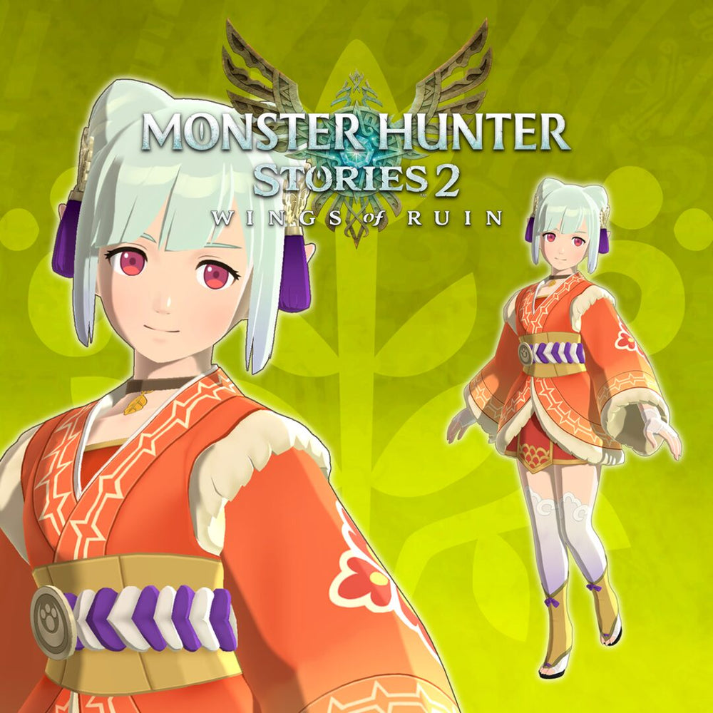Monster Hunter Stories 2: Wings of Ruin - Roupa de Ena: Veste Abrigo de Felynos