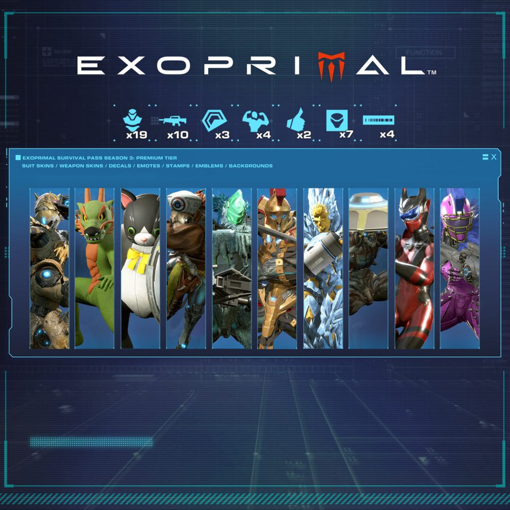 Exoprimal - Survival Pass Exoprimal, Temporada 3: Escalão Premium