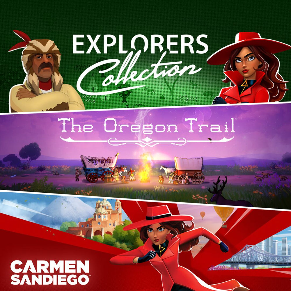 Explorers Collection: Pacote The Oregon Trail & Carmen Sandiego