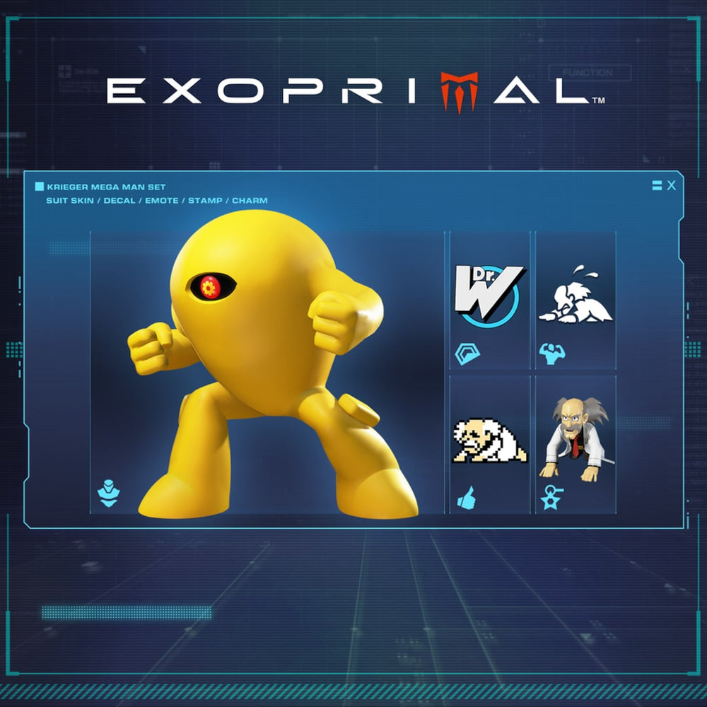 Exoprimal - Conjunto Krieger Mega Man