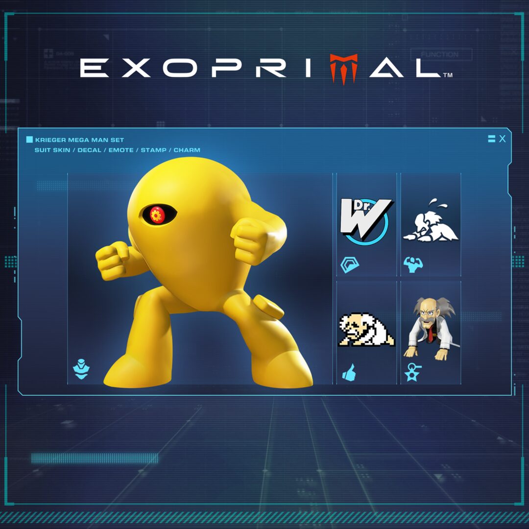 Exoprimal - Conjunto Mega Man Krieger