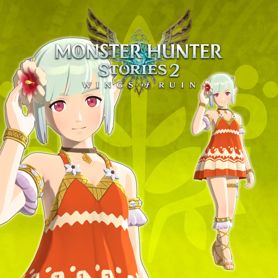 Monster Hunter Stories 2: Wings of Ruin - Roupa de Ena: Vestido Tropical