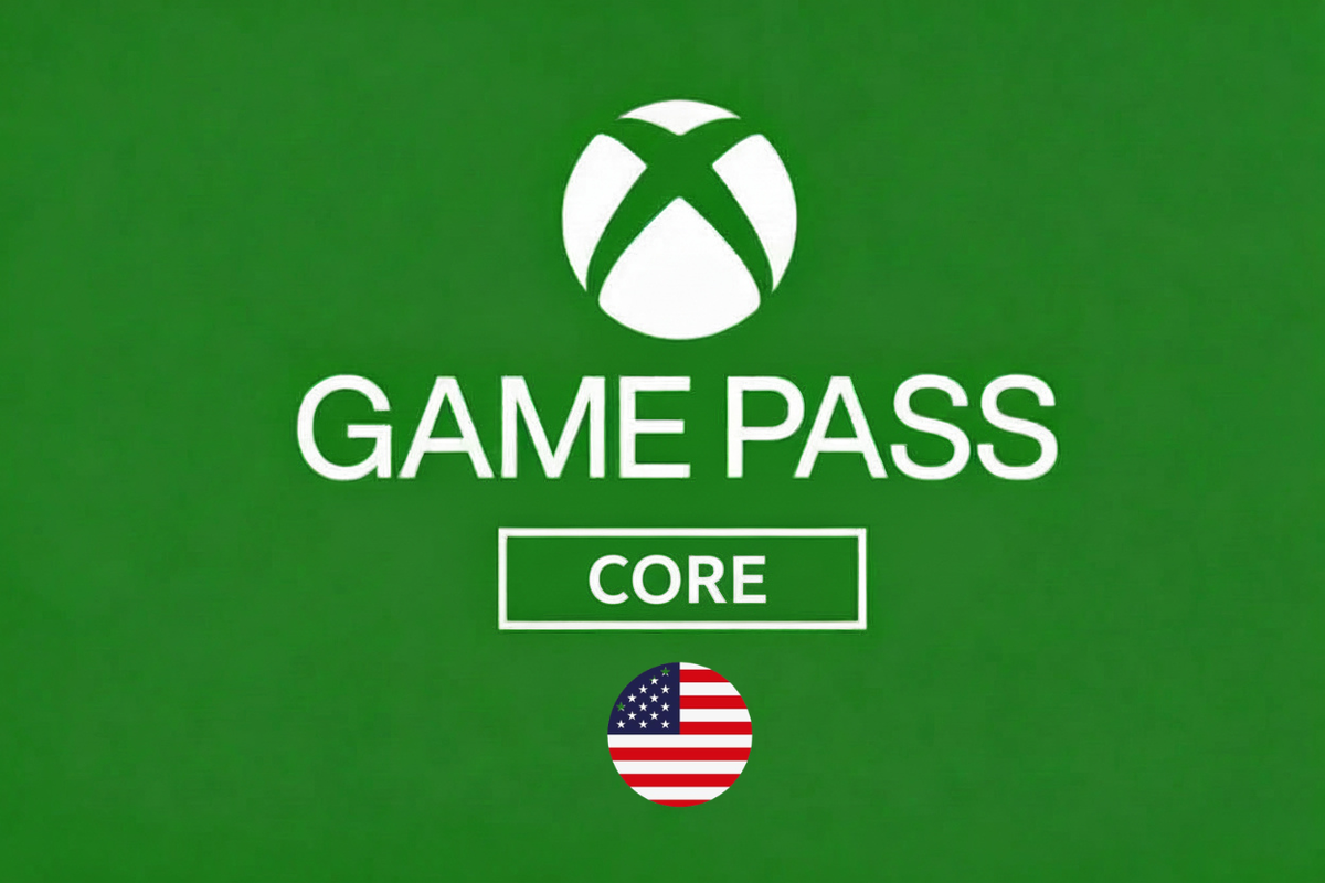 XBOX GAMEPASS CORE/ESSENTIAL EUA