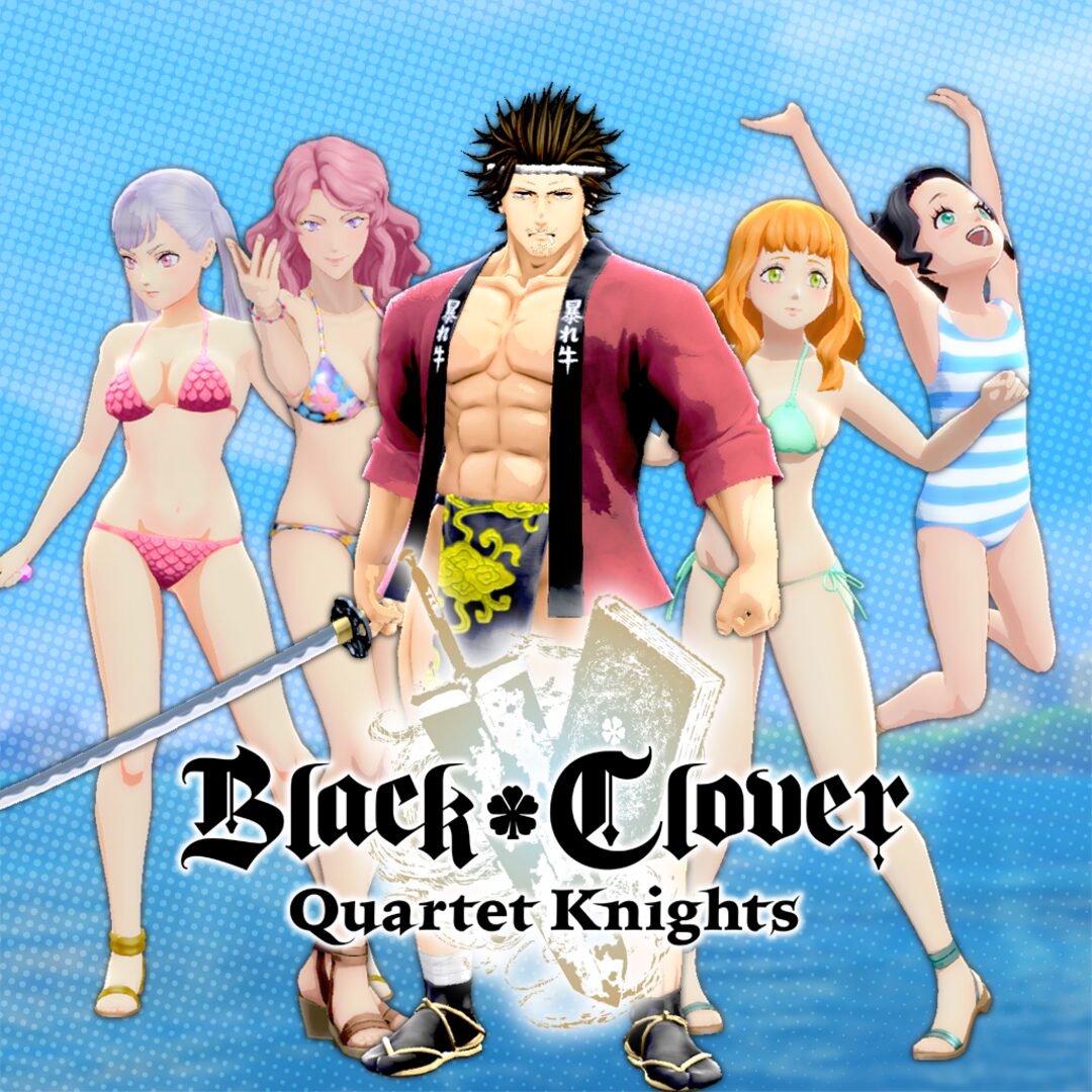 BLACK CLOVER: QUARTET KNIGHTS Conjunto Fantasias de Verão