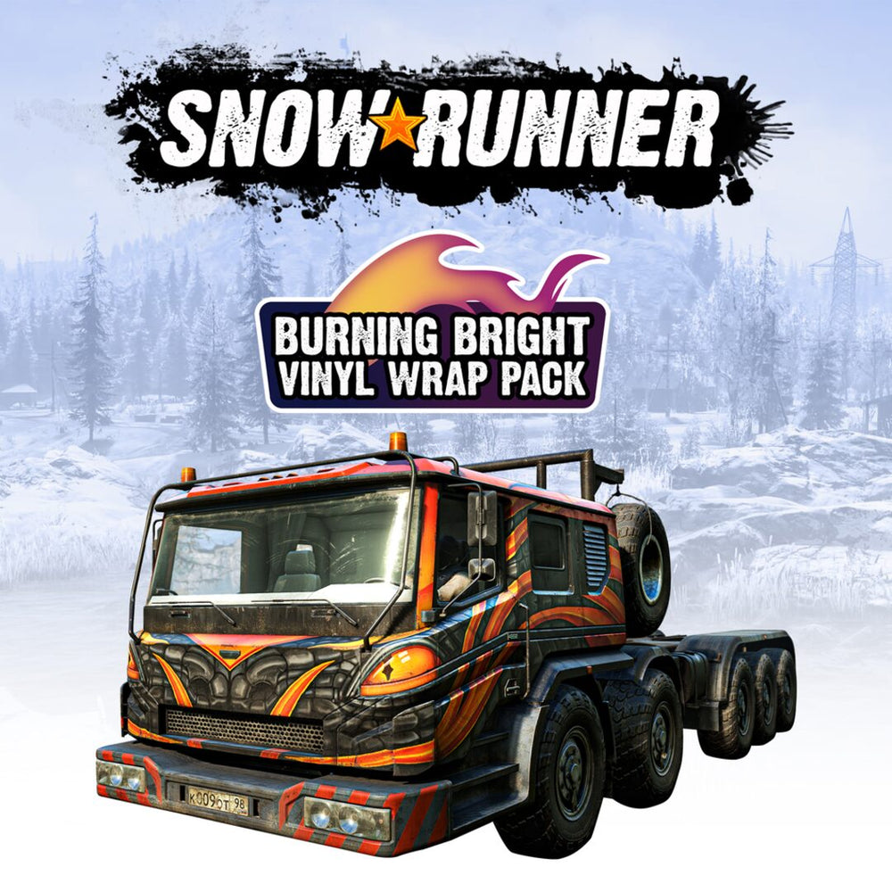 SnowRunner - Burning Bright Vinyl Wrap Pack (PSN BR)