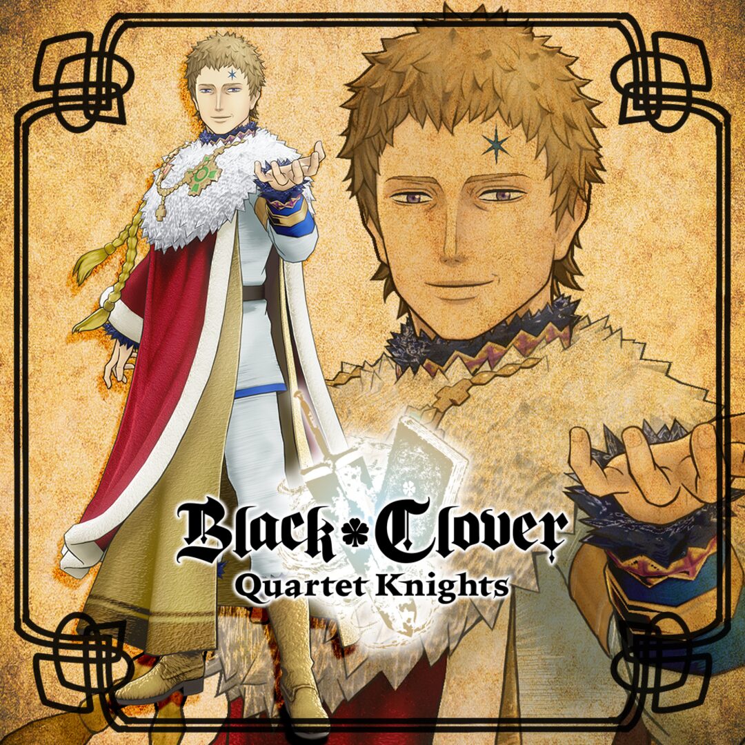 BLACK CLOVER: QK Conj. Cav. Mágico Real - Rei Bruxo