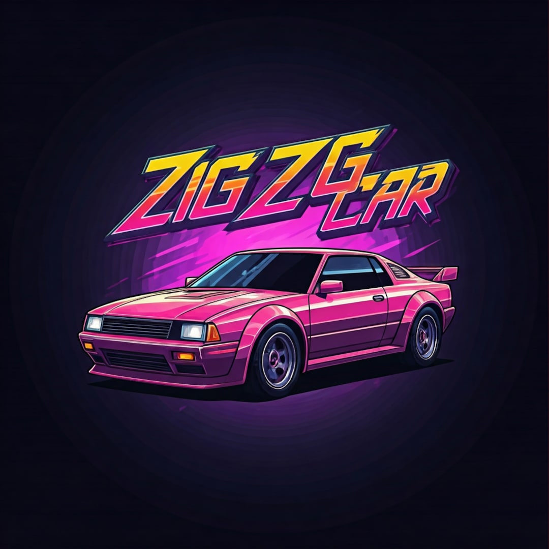 Carro em ziguezague