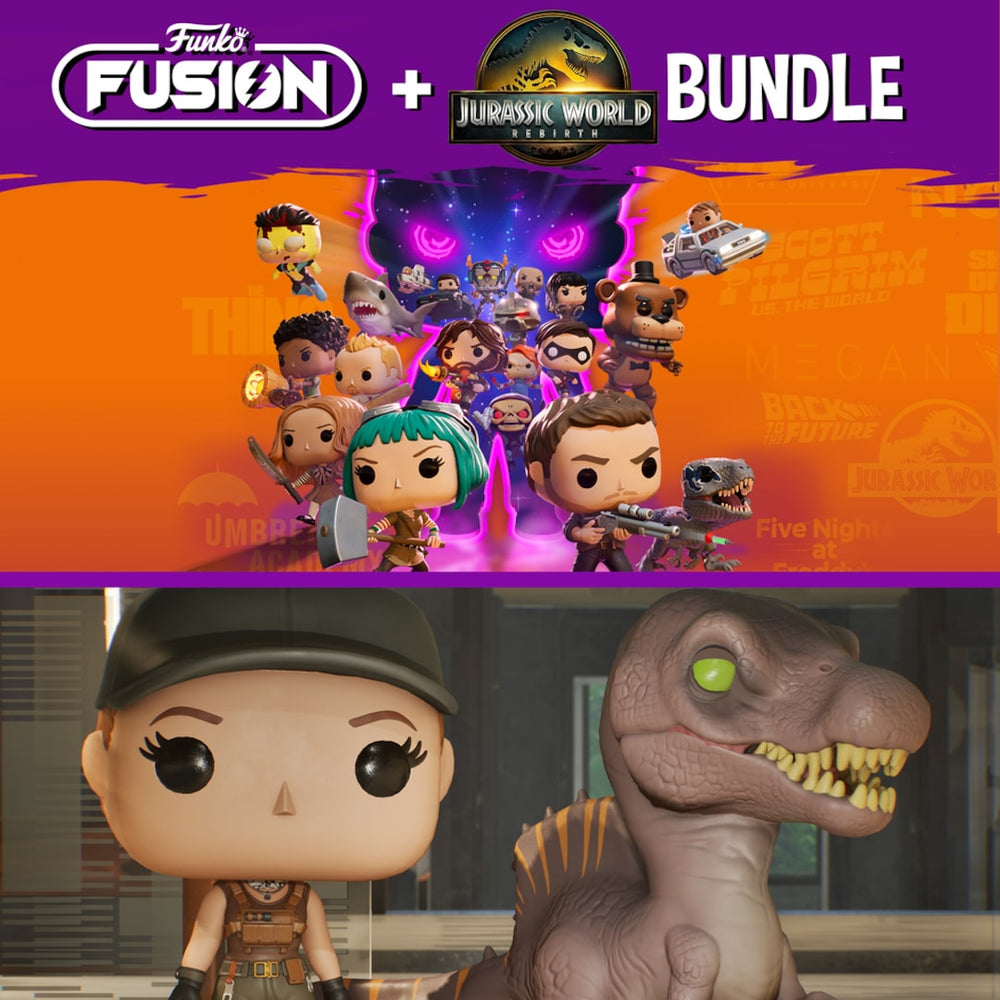 Funko Fusion and Jurassic World Rebirth Bundle