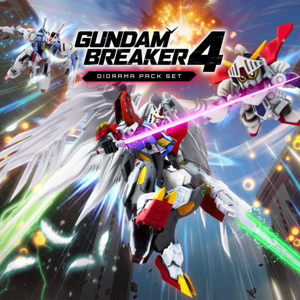 GUNDAM BREAKER 4 - Conjunto de Pacotes de Diorama