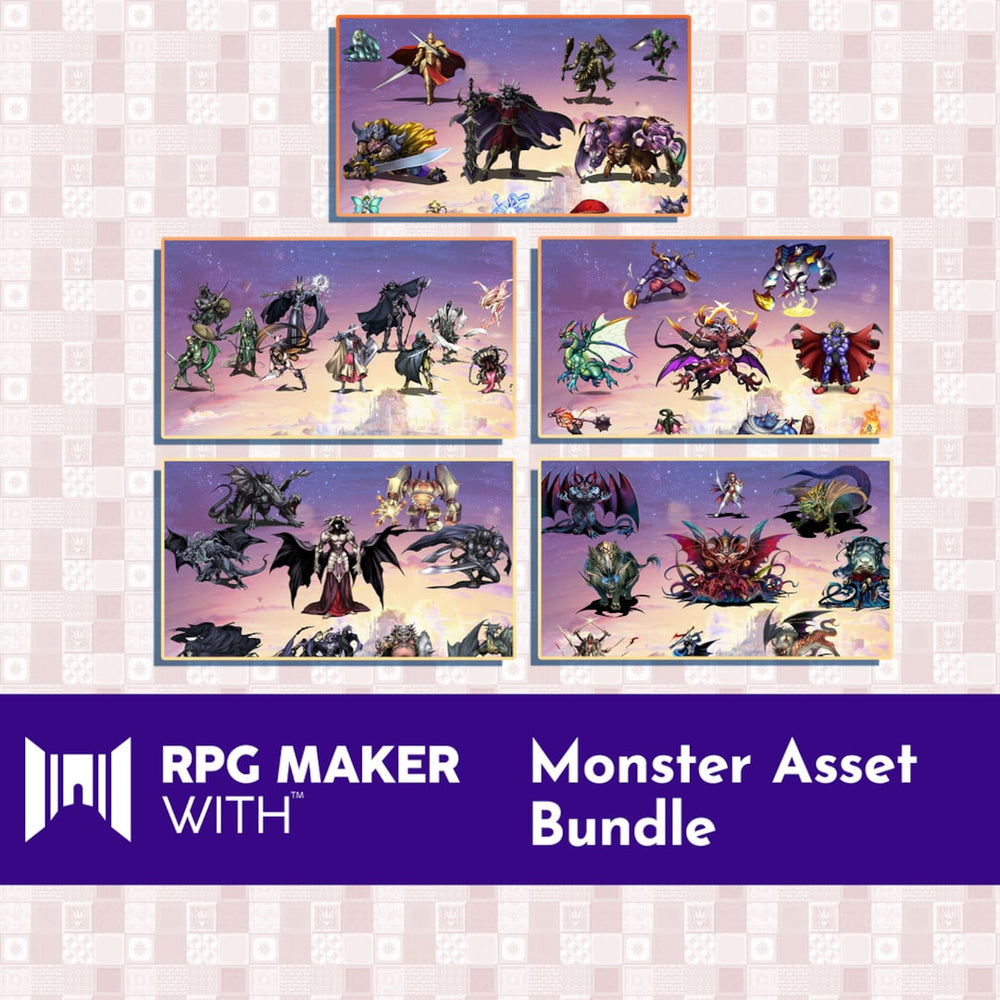 RPG MAKER WITH - Monster Asset Bundle