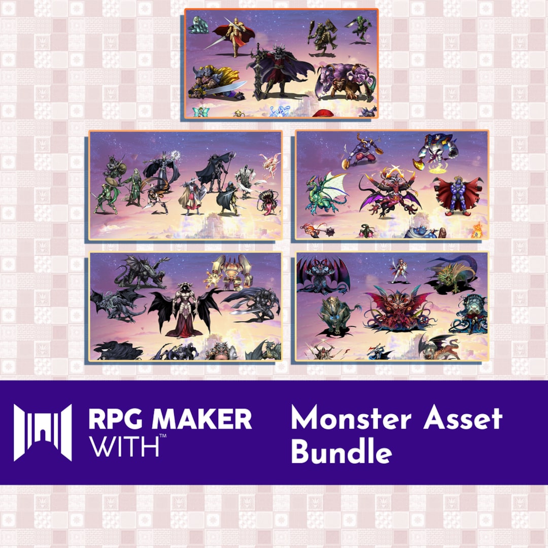 RPG MAKER WITH - Monster Asset Bundle