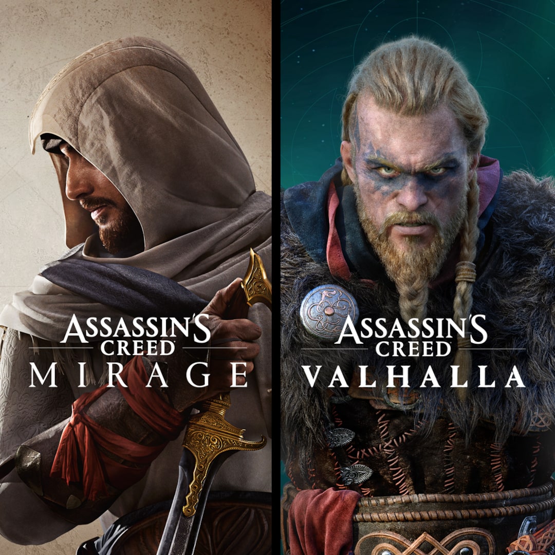 Pacote Assassin’s Creed Mirage e Assassin's Creed Valhalla