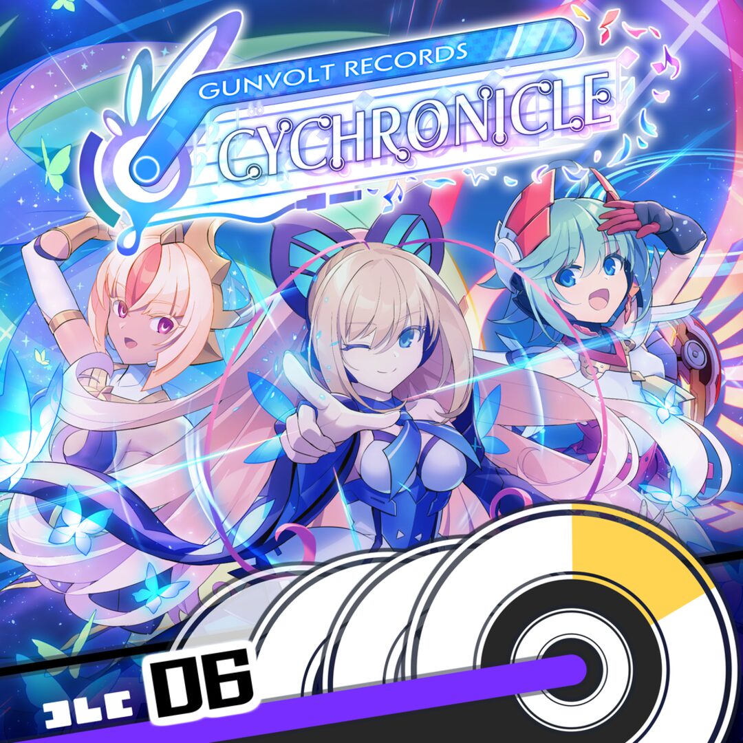 GUNVOLT RECORDS Cychronicle - Conjunto de músicas 6 - Lumen e Luxia: ♪Relógio Nebuloso ♪Iolite ♪Fase do Paradoxo ♪Afsān
