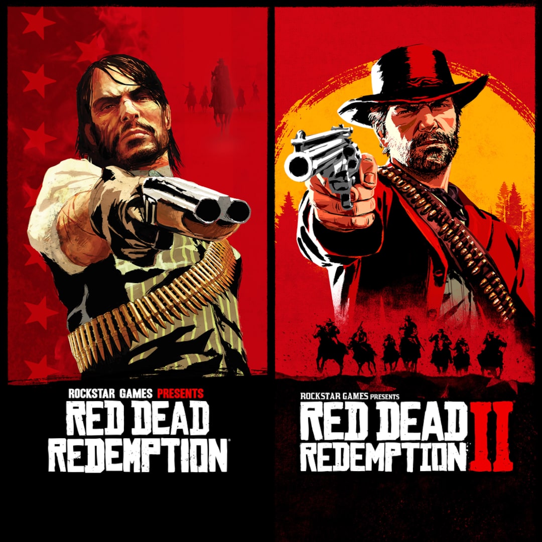 Conjunto Red Dead Redemption (PS4 e PS5) e Red Dead Redemption 2 (PS4)