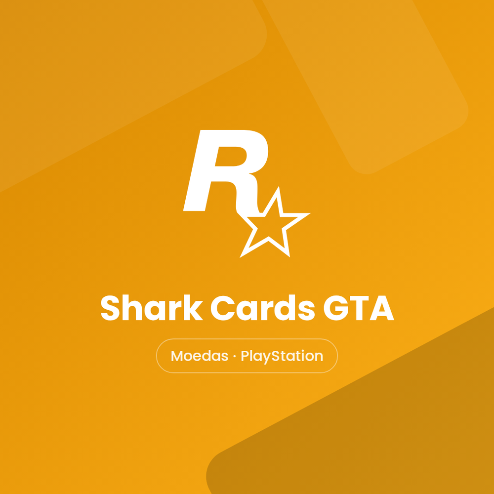 Shark Cards GTA · Moedas · PlayStation · capa Falas