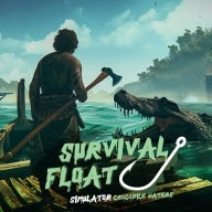 Survival Float Simulator - Crocodile Waters Craft, Raft, Build