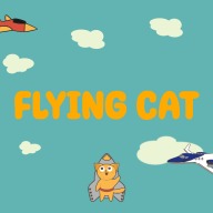 Flying cat