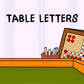 Table Letters