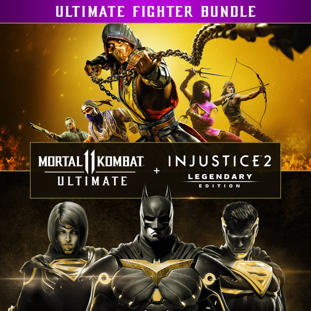 Conjunto Mortal Kombat 11 Ultimate + Injustice 2 Leg. Edition