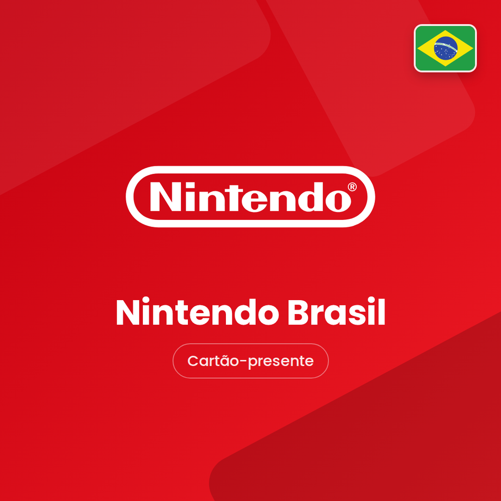 Nintendo Brasil · Cartão-presente · capa Falas