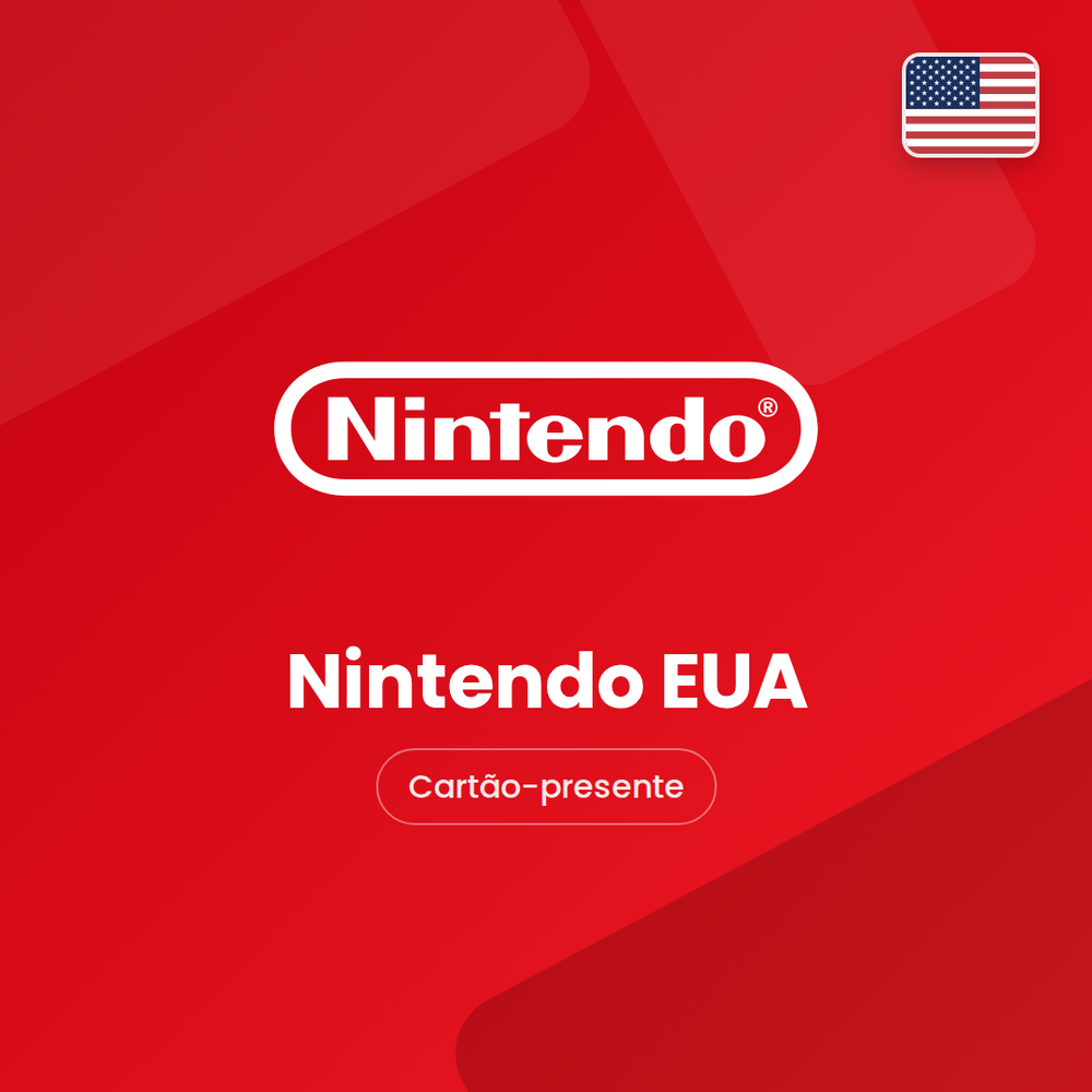 Nintendo EUA · Cartão-presente · capa Falas
