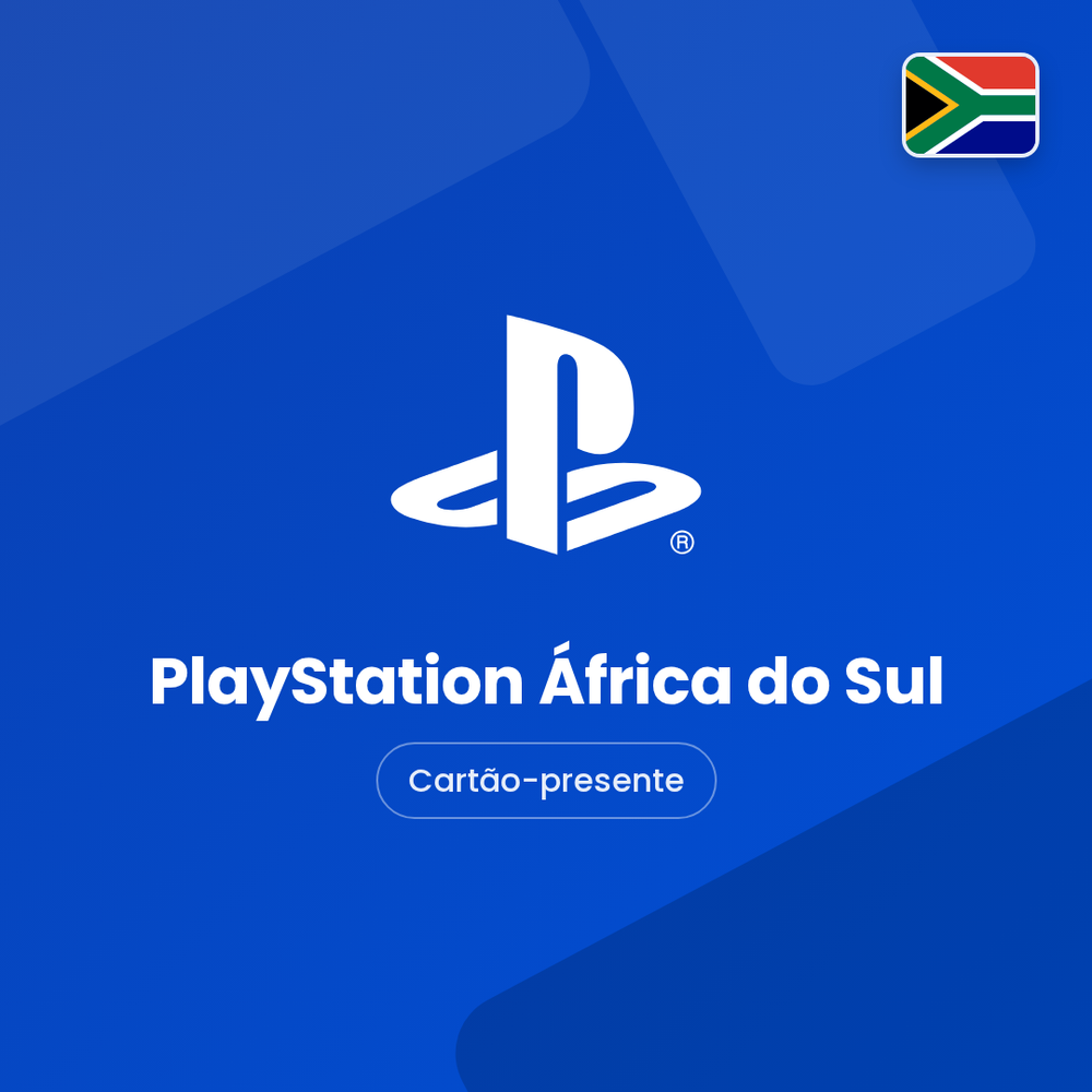 PlayStation África do Sul · Cartão-presente · capa Falas