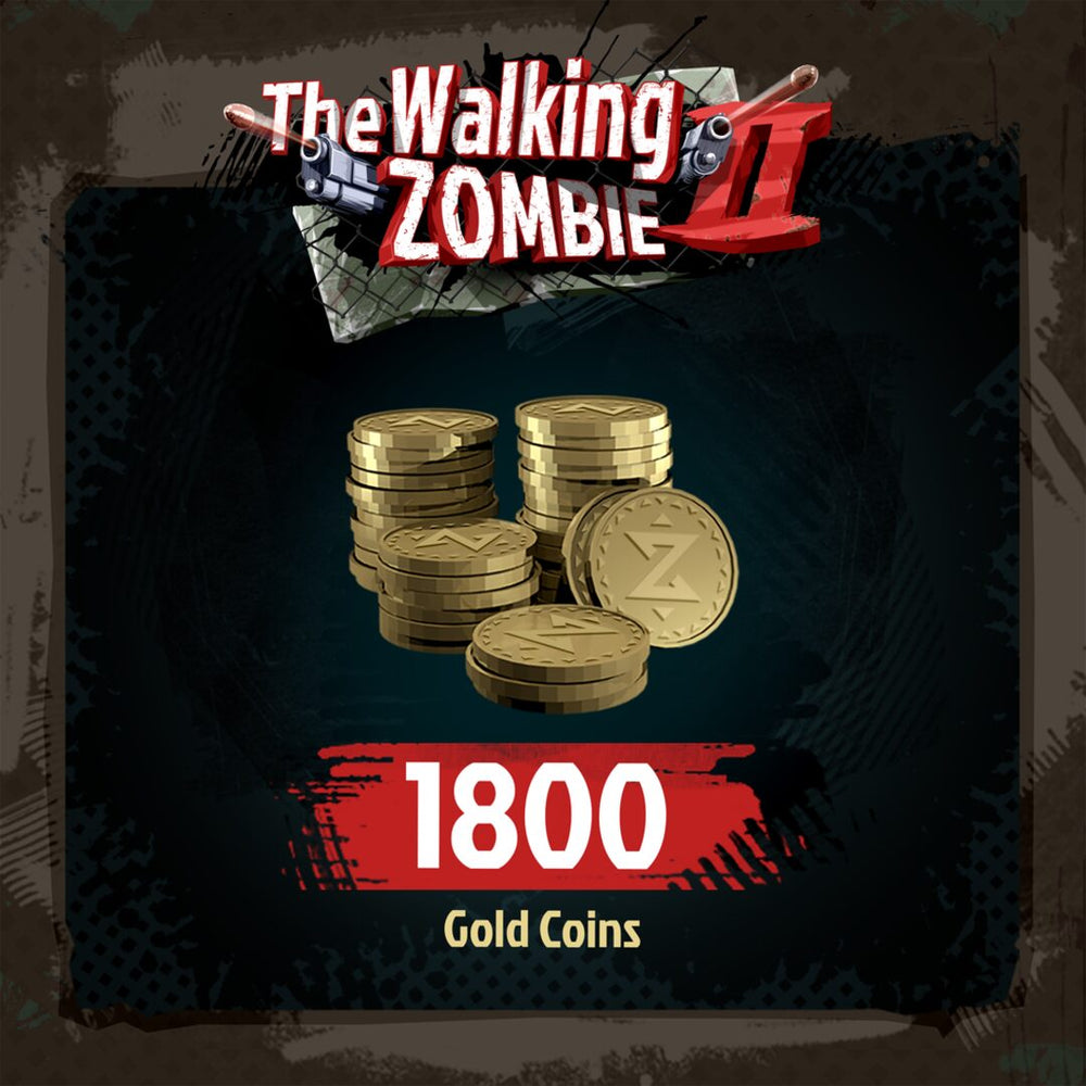 The Walking Zombie 2 – Pacote normal de moedas de ouro (1800)