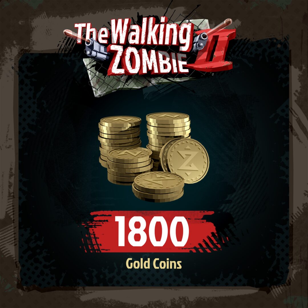 The Walking Zombie 2 – Pacote normal de moedas de ouro (1800)